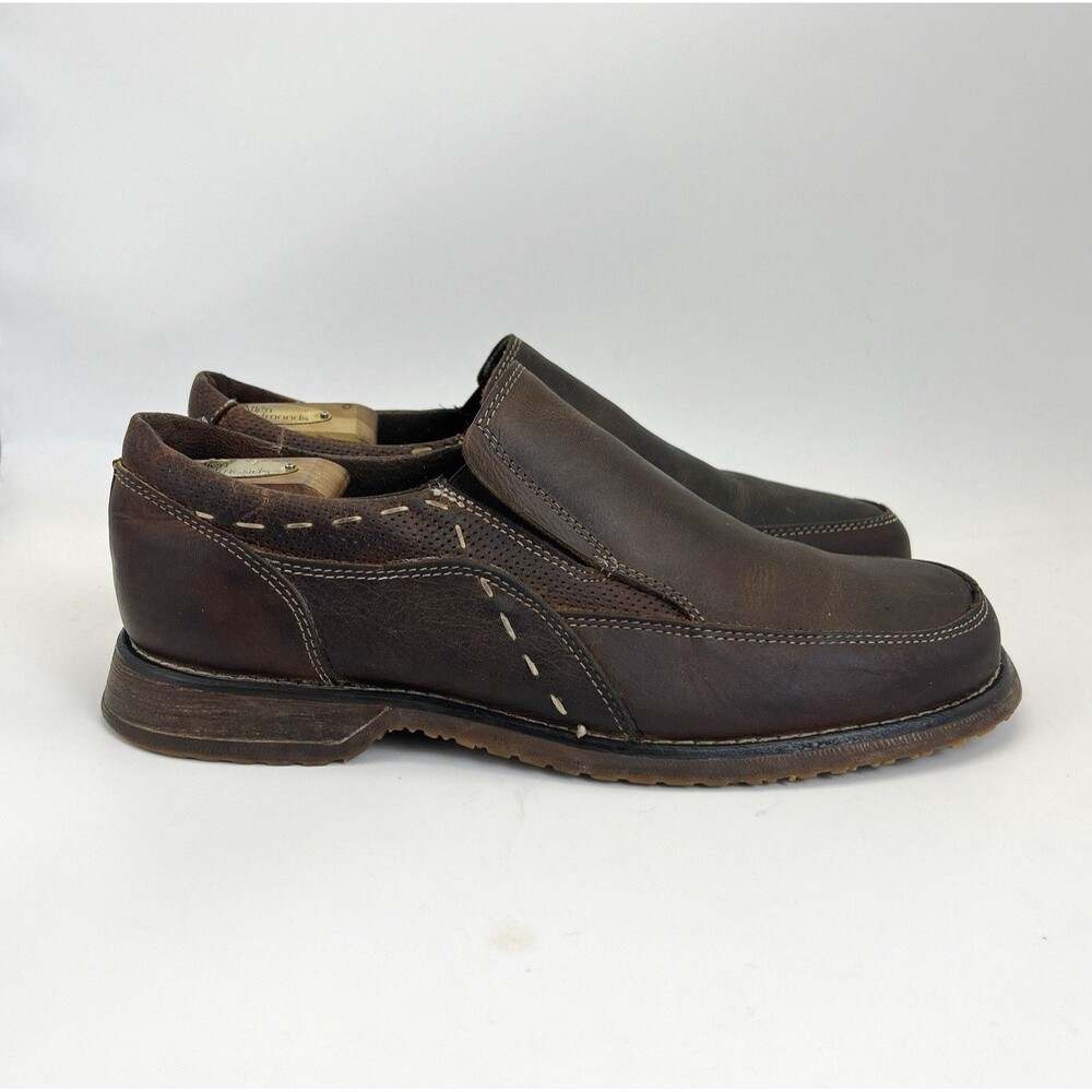 BED STU Bomber Loafer Shoes Mens Sz 9 Brown Leather Slip-on Casual Work Shoes